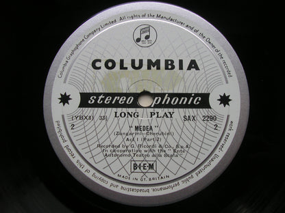 SAX 2290 - 2  CHERUBINI: MEDEA     CALLAS / SCOTTO / PICCHI / LA SCALA / SERAFIN