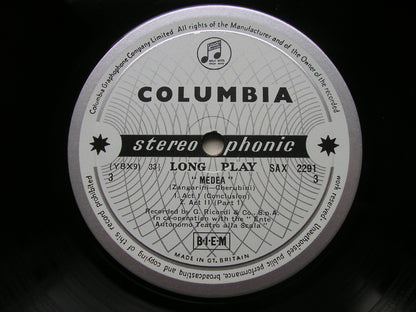 SAX 2290 - 2  CHERUBINI: MEDEA     CALLAS / SCOTTO / PICCHI / LA SCALA / SERAFIN