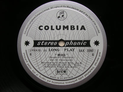 SAX 2290 - 2  CHERUBINI: MEDEA     CALLAS / SCOTTO / PICCHI / LA SCALA / SERAFIN