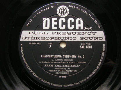 KHACHATURIAN: SYMPHONY No. 2  'The Bell'       KHACHATURIAN / VIENNA PHILHARMONIC      SXL 6001