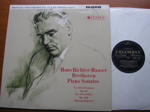 BEETHOVEN: PIANO SONATAS Nos. 27 & 29 'Hammerklavier'     HANS RICHTER-HAASER      33CX 1762