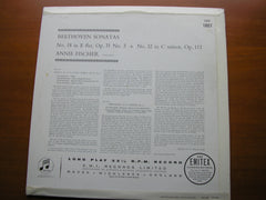 BEETHOVEN: PIANO SONATAS Nos. 18 & 32      ANNIE FISCHER       33CX 1809