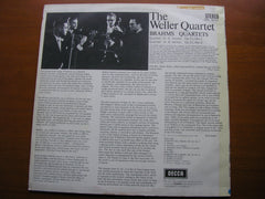 BRAHMS: STRING QUARTETS Nos. 1 & 2 Op. 51      THE WELLER QUARTET     SXL 6151