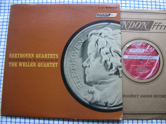 BEETHOVEN: STRING QUARTETS Nos. 10 in E / 11 in F      THE WELLER QUARTET     CS 6431