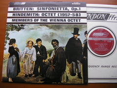 BRITTEN: SINFONIETTA Op. 1 / HINDEMITH: OCTET       THE VIENNA OCTET        CS 6465
