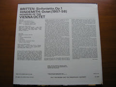 BRITTEN: SINFONIETTA Op. 1 / HINDEMITH: OCTET       THE VIENNA OCTET        CS 6465