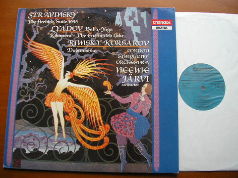 STRAVINSKY: THE FIREBIRD Suite 1945 / LYADOV: THE ENCHANTED LAKE    JARVI / LONDON SYMPHONY      ABRD 1418