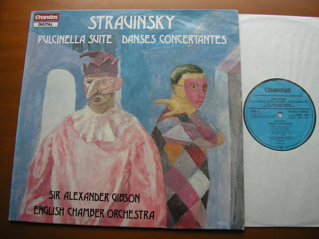STRAVINSKY PULCINELLA SUITE / DANSES CONCERTANTES GIBSON / ENGLISH CH
