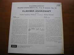 RACHMANINOV: PIANO CONCERTO No. 3     ASHKENAZY / LONDON SYMPHONY / FISTOULARI    SXL 6057