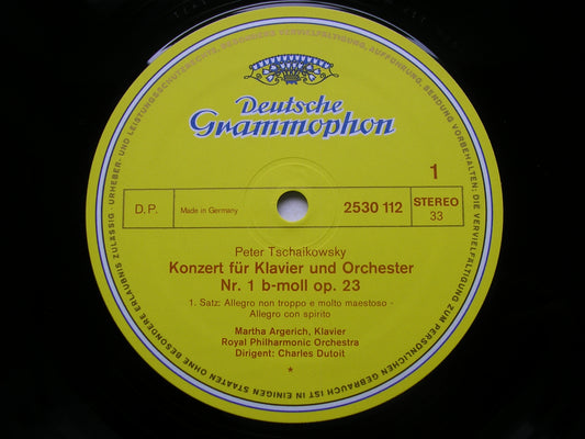 TCHAIKOVSKY: PIANO CONCERTO No.1    ARGERICH / ROYAL PHILHARMONIC / DUTOIT   2530 112