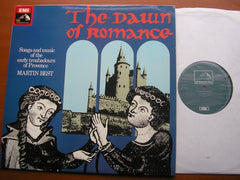 THE DAWN OF ROMANCE: SONGS & MUSIC OF THE EARLY TROUBADORS OF PROVENCE        MARTIN BEST   CSD 3785