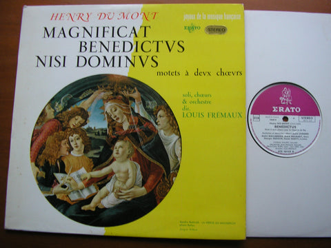 DU MONT: MAGNIFICAT / BENEDICTUS / NISI DOMINUS       SOLOISTS / PAILLARD ORCHESTRA / FREMAUX     STE 50123