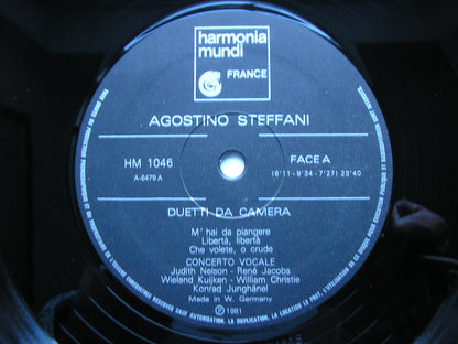STEFFANI: DUETTI DA CAMERA / ARIAS    JUDITH NELSON / RENE JACOBS / CONCERTO VOCALE     HM 1046
