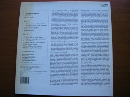 CARISSIMI: DUOS & CANTATES     MELLON / JACOBS / CONCERTO VOCALE   HMC 1262