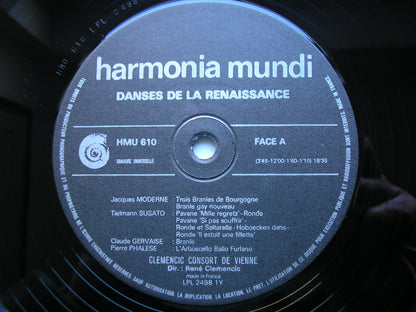 DANSES DE LA RENAISSANCE      CLEMENCIC CONSORT / RENE CLEMENCIC    HMU 610