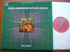 EARLY ITALIAN CHAMBER MUSIC FROM 1600       LINDE CONSORT / HANS MARTIN LINDE     063 30 110