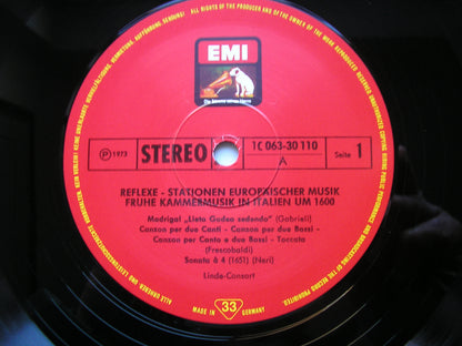 EARLY ITALIAN CHAMBER MUSIC FROM 1600       LINDE CONSORT / HANS MARTIN LINDE     063 30 110