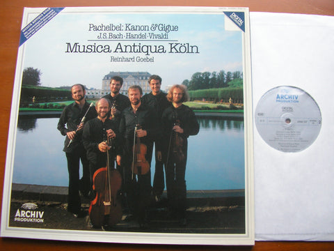 PACHELBEL: KANON & GIGUE / BACH / HANDEL / VIVALDI     MUSICA ANTIQUA COLOGNE / GOEBEL    2566 127