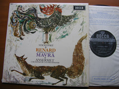 STRAVINSKY: RENARD / MAVRA / SCHERZO A LA RUSSE     SOLOISTS / ANSERMET / SUISSE ROMANDE    SXL 6171