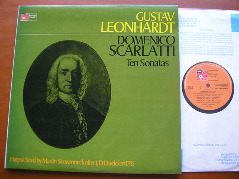 DOMENICO SCARLATTI: TEN SONATAS      GUSTAV LEONHARDT     BAC 3068