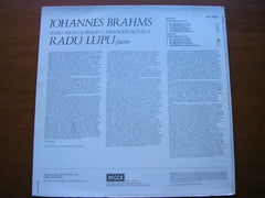 BRAHMS: PIANO PIECES Op.118 / 119 / RHAPSODY Op. 79     RADU LUPU      SXL 6831