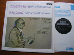 BEETHOVEN: EROICA VARIATIONS / SCHUBERT: MOMENTS MUSICAUX     CLIFFORD CURZON     SXL 6523