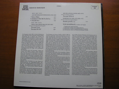 SWEELINCK / FRESCOBALDI / ROSSI / SCARLATTI: MUSIC FOR VIRGINAL / HARPSICHORD      TON KOOPMAN    6.42157