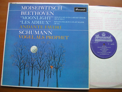 BEETHOVEN: PIANO SONATAS Nos. 14 'Moonlight' & 26 'Les Adieux'      MOISEIWITSCH      SXA 4523