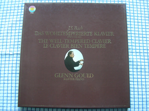 BACH: THE WELL TEMPERED CLAVIER Parts 1 & 2       GLENN GOULD     4 LP      77427