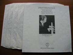 BACH: THE WELL TEMPERED CLAVIER Parts 1 & 2       GLENN GOULD     4 LP      77427