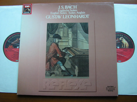 BACH: ENGLISH SUITES BWV 806 - 811    LEONHARDT    2 LP     27 0243