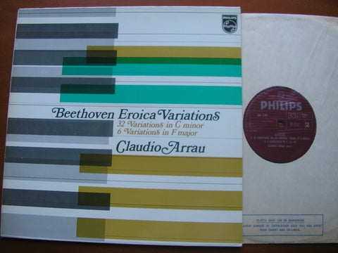 SAL 3764  BEETHOVEN: EROICA VARIATIONS / 32 VARIATIONS / 6 VARIATIONS Op. 34      CLAUDIO ARRAU    SAL 3764