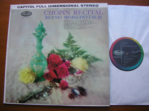 CHOPIN: 2 BALLADES / 2 NOCTURNES / 2 SCHERZI / FANTAISIE - IMPROMPTU     BENNO MOISEIWITSCH     SG 7230