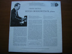 CHOPIN: 2 BALLADES / 2 NOCTURNES / 2 SCHERZI / FANTAISIE - IMPROMPTU     BENNO MOISEIWITSCH     SG 7230