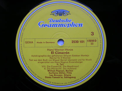 HENZE: EL CIMARRON     PEARSON / ZOLLER / BROUWER / YAMASH'TA / HENZE    2707 050