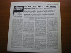 ELECTRONIC MUSIC: LEWIN-RICHTER / MIMAROGLU / AVNI / CARLOS         TV 34004S