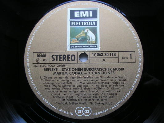 DE VENTADORN: CHANSONS D'AMOUR / CODAX: CANCIONES DE AMIGO      STUDIO OF EARLY MUSIC / BINKLEY   063 30 118