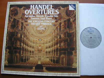 HANDEL: SIX OVERTURES    THE ENGLISH CONCERT / TREVOR PINNOCK     419 219