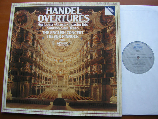 HANDEL: SIX OVERTURES    THE ENGLISH CONCERT / TREVOR PINNOCK     419 219
