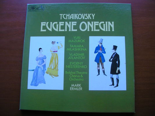 TCHAIKOVSKY: EUGENE ONEGIN   MAZUROK / MILASHKINA / ATLANTOV / NESTERENKO / BOLSHOI / ERMLER    SLS 5191