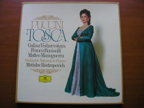 PUCCINI: TOSCA    VISHNEVSKAYA / BONISOLLI / MANUGUERRA    FRENCH NATIONAL ORCHESTRA / ROSTROPOVICH      2707 087