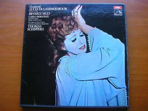 DONIZETTI: LUCIA DI LAMMERMOOR     SILLS / BERGONZI / CAPPUCCILLI / LONDON SYMPHONY / SCHIPPERS    SLS 797