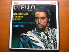 VERDI: OTELLO    DEL MONACO / TEBALDI / PROTTI / VIENNA PHILHARMONIC / KARAJAN    SET 209 - 211