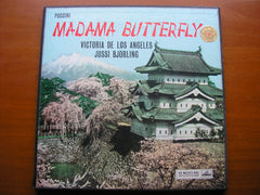 PUCCINI: MADAMA BUTTERFLY: DE LOS ANGELES / BJORLING / SERENI / ROME OPERA / SANTINI    SLS  759