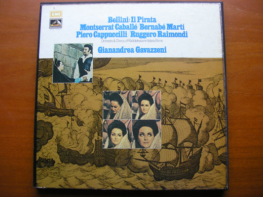 BELLINI: IL PIRATA   MARTI / CABALLE / CAPPUCCILLI / RAIMONDI        ROME RADIO ORCHESTRA / GAVAZZENI     SLS 953