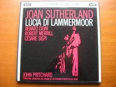 DONIZETTI: LUCIA DI LAMMERMOOR     SUTHERLAND / CIONI / MERRILL / SIEPI      ACCADEMIA DI SANTA CECILIA / PRITCHARD    SET 212 - 214