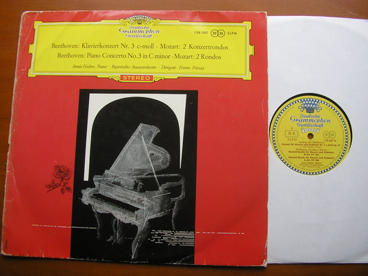 BEETHOVEN: PIANO CONCERTO No. 3 / MOZART: RONDOS K382 / K386       FISCHER / BAVARIAN STATE ORCHESTRA / FRICSAY     138 087