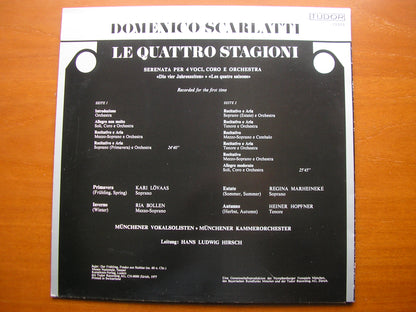 DOMENICO SCARLATTI: LE QUATTRO STAGIONE   SOLOISTS / MUNICH CHAMBER ORCHESTRA / HIRSCH     TUDOR 73014
