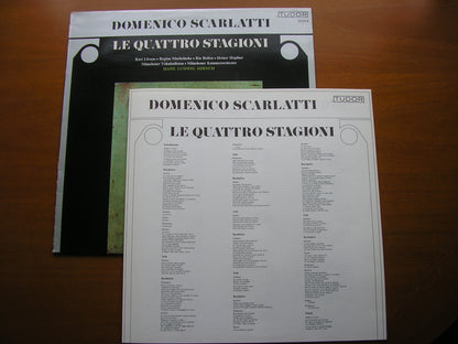 DOMENICO SCARLATTI: LE QUATTRO STAGIONE   SOLOISTS / MUNICH CHAMBER ORCHESTRA / HIRSCH     TUDOR 73014