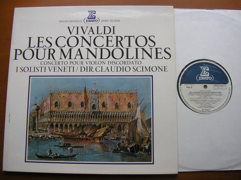 VIVALDI: CONCERTOS FOR MANDOLINS     BIANCHI / PITRELLI / I SOLOISTI VENETI / CLAUDIO SCIMIONE      STU 70545